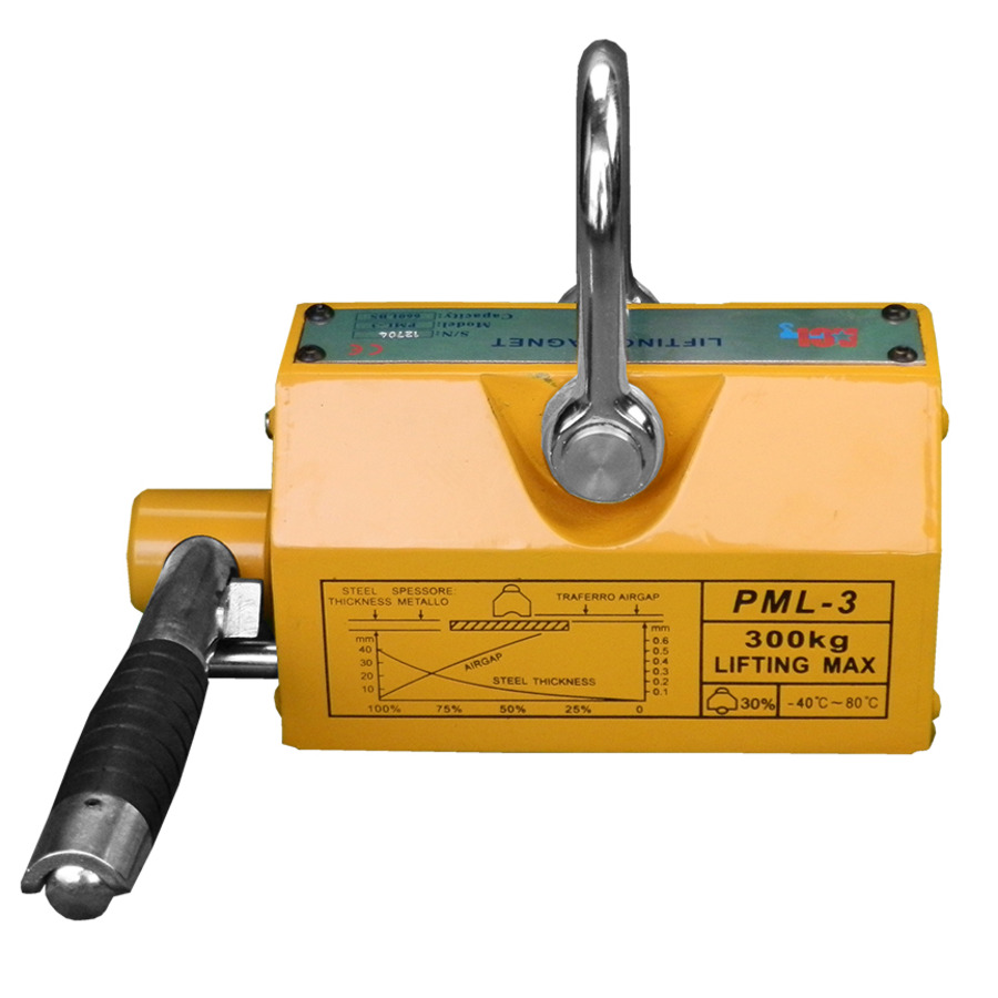 660 LB Capacity Shields Magnetics PLM-3 Permanent Lifting Magnet 