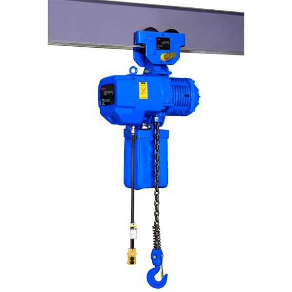 electric chain hoist with push trolley
