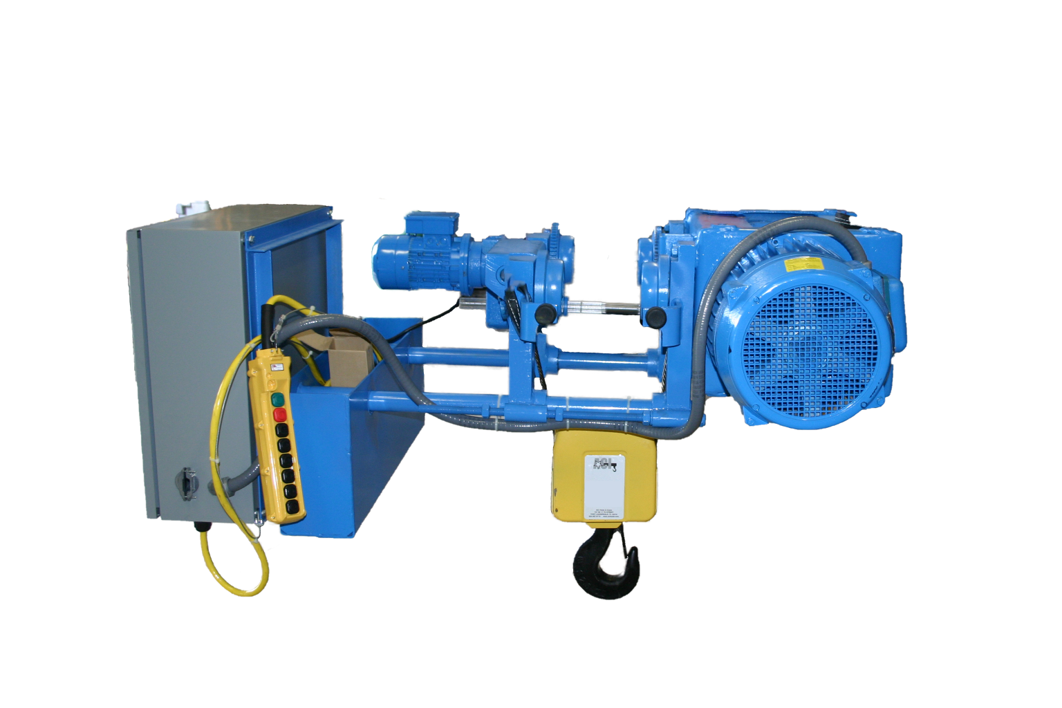 WRLH04024S02641 Wire Rope Hoist, 20 Ton, 24 FPM, 26 Ft. Lift, 4/1