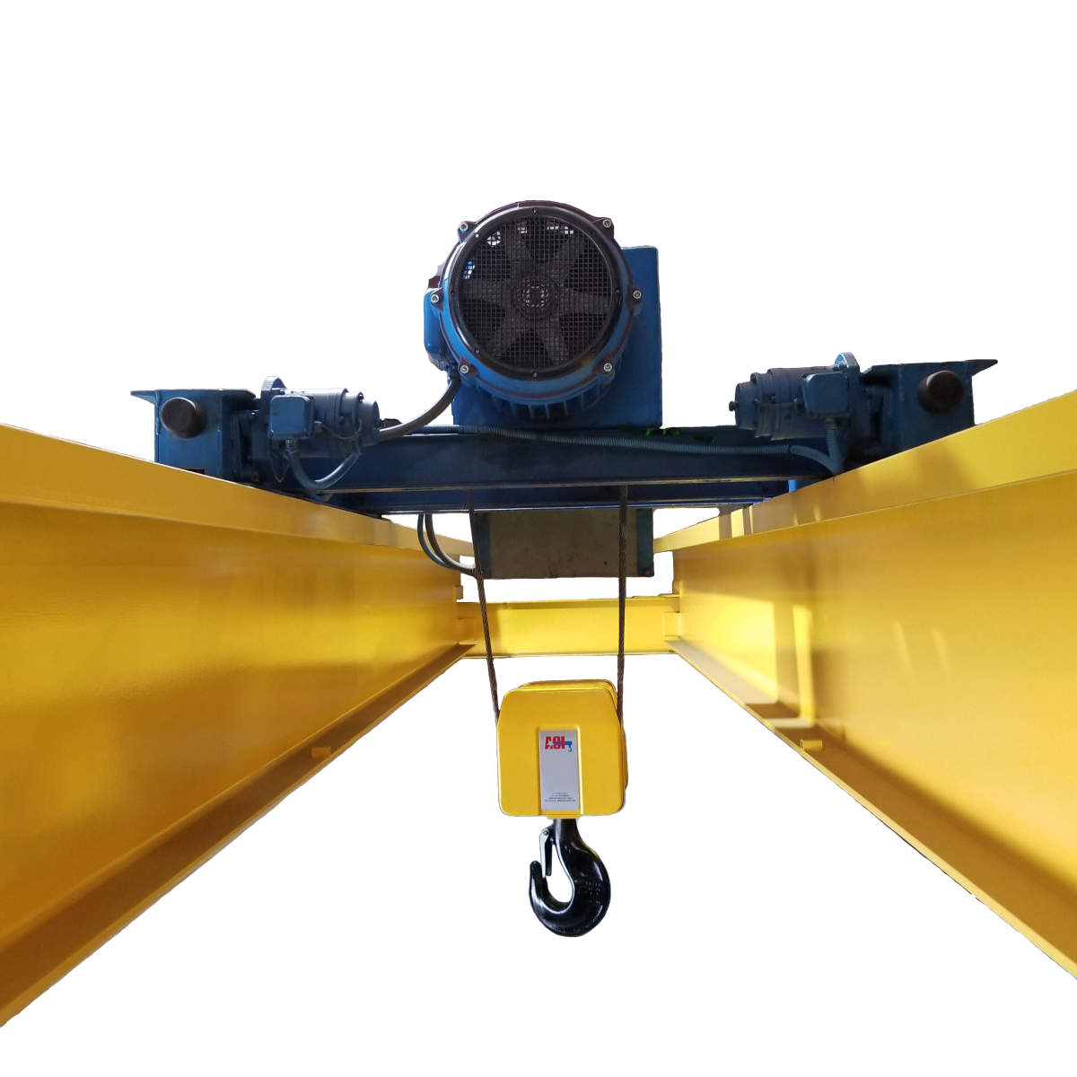 WRDG01047S08021 Wire Rope Hoist, Double Girder, 5 Ton, 47 FPM, 80 Ft