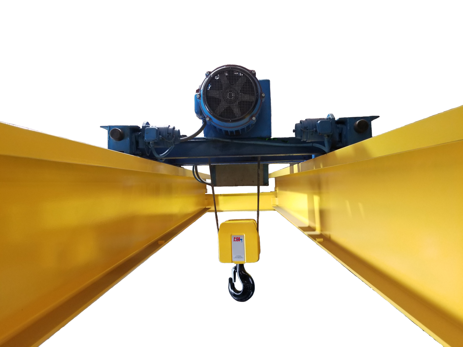 WRDG01532S09521 Wire Rope Hoist, Double Girder, 7.5 Ton, 32 FPM, 95 Ft